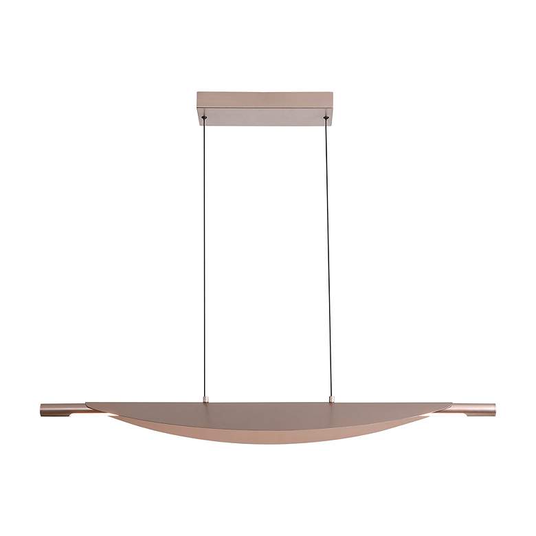 Image 2 Luma 42" LED Linear Pendant in Coffee Silver more views