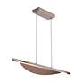 3_Luma 42" LED Linear Pendant in Coffee Silver more views
