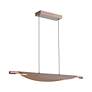 4_Luma 42" LED Linear Pendant in Coffee Silver more views