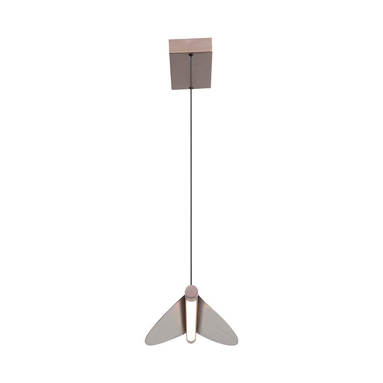 Image 5 Luma 42" LED Linear Pendant in Coffee Silver more views