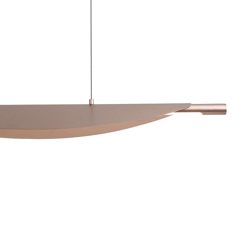 Image 6 Luma 42" LED Linear Pendant in Coffee Silver more views