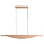 1_Luma 42" LED Linear Pendant in French Gold