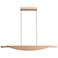 Luma 42" LED Linear Pendant in French Gold
