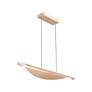 4_Luma 42" LED Linear Pendant in French Gold more views