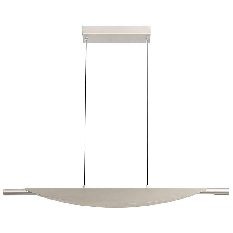 Image 1 Luma 42" LED Linear Pendant in Sand Nickel
