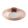 4_Luma LED Flush Mount - 12" in French Gold with Coffee Silver Shade more views