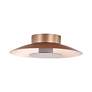 5_Luma LED Flush Mount - 12" in French Gold with Coffee Silver Shade more views