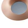 6_Luma LED Flush Mount - 12" in French Gold with Graphite Shade more views