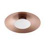 Thumbnail3 of Luma LED Flush Mount - 12" in French Gold with Sand Nickel Shade more views