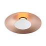 Thumbnail4 of Luma LED Flush Mount - 12" in French Gold with Sand Nickel Shade more views