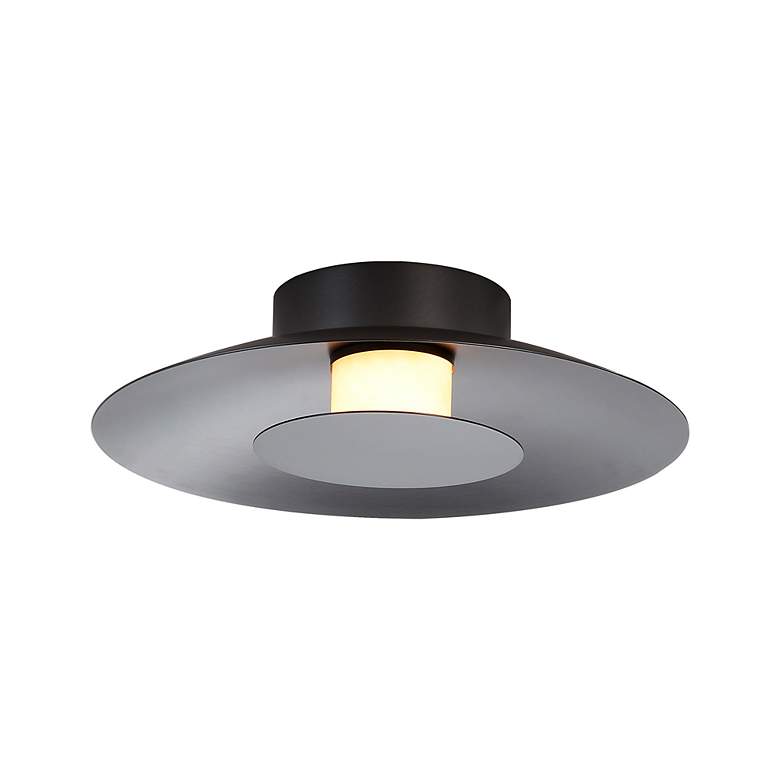 Image 2 Luma LED Flush Mount - 12" in Graphite with Graphite Shade more views