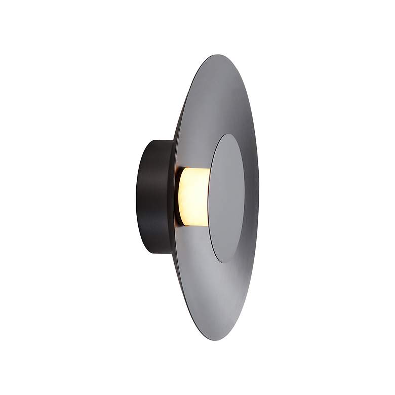 Image 3 Luma LED Flush Mount - 12" in Graphite with Graphite Shade more views