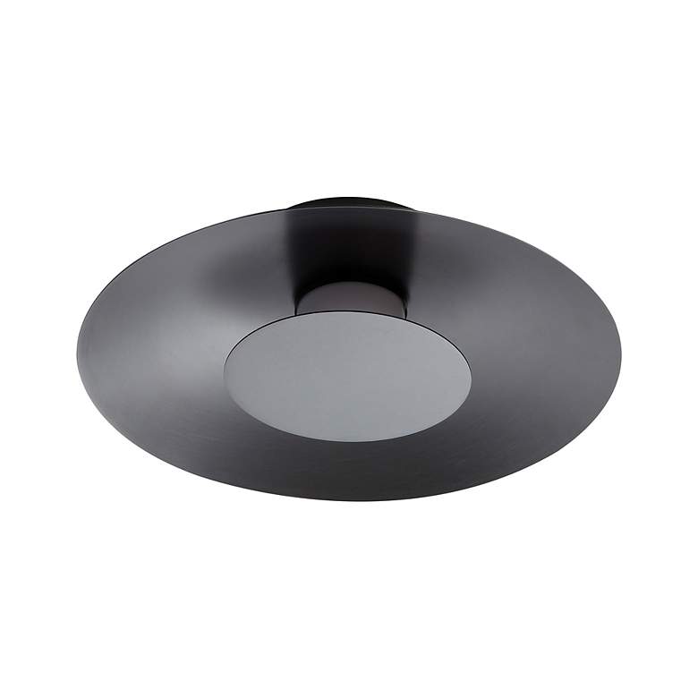 Image 4 Luma LED Flush Mount - 12" in Graphite with Graphite Shade more views
