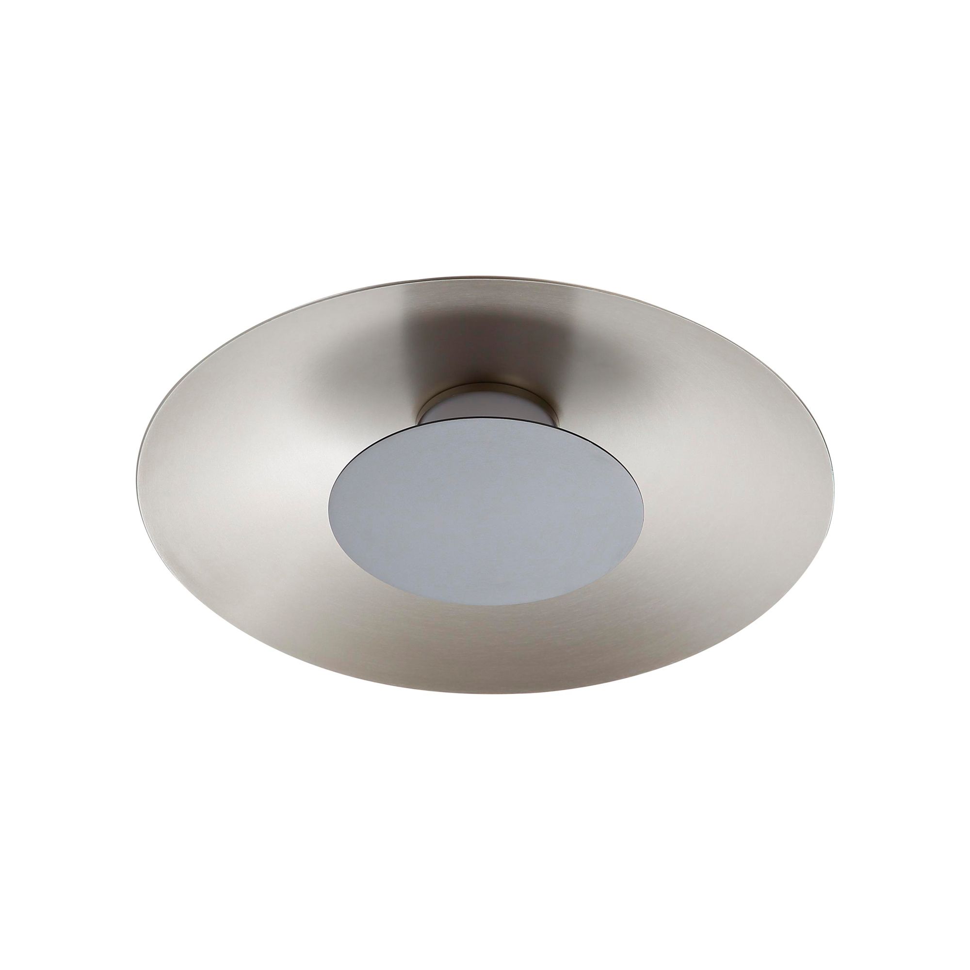 Image 5 Luma LED Flush Mount - 12" in Sand Nickel with Graphite Shade more views