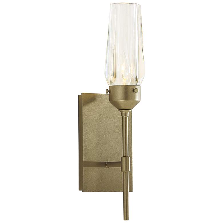 Image 1 Luma Sconce - Soft Gold Finish - Crystal Accents