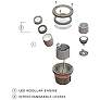 4_LumaCORE 5" High 9W Shielded Well Light by Hinkley Lighting more views