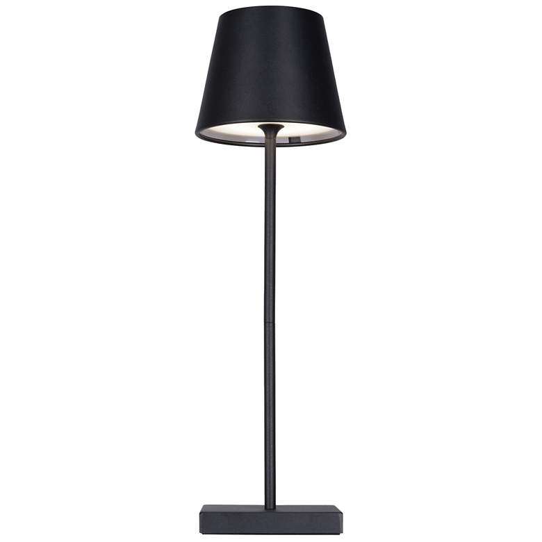 Image 1 Lumea Touch 14.95" High Black LED Accent Lamp