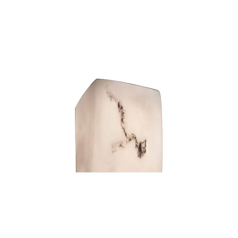 Image 3 LumenAria&#8482; 14 inch High Faux Alabaster Wall Sconce more views
