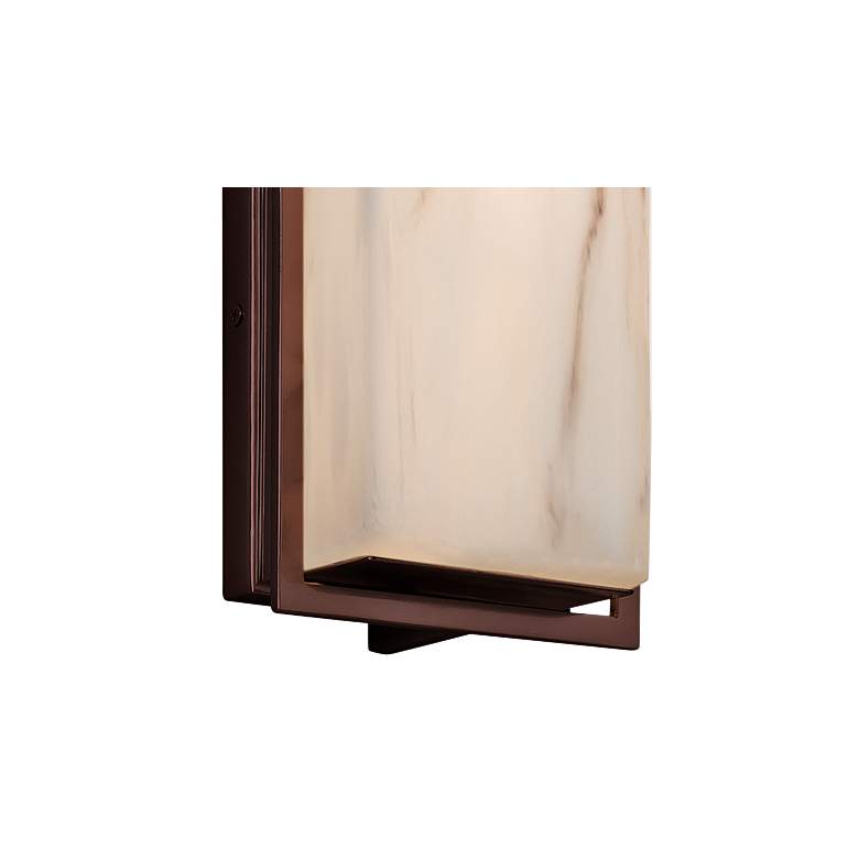 Image 2 LumenAria Avalon 18" High Dark Bronze LED Wall Light more views