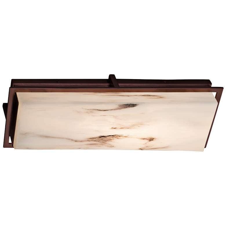 Image 3 LumenAria Avalon 18 inch High Dark Bronze LED Wall Light more views