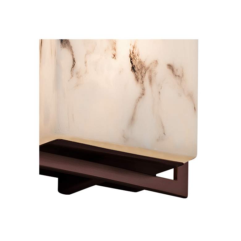Image 2 LumenAria Avalon 6 1/2" High Dark Bronze LED Outdoor Wall Light more views