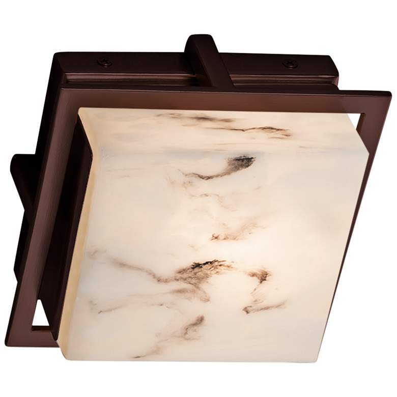Image 3 LumenAria Avalon 6 1/2" High Dark Bronze LED Outdoor Wall Light more views