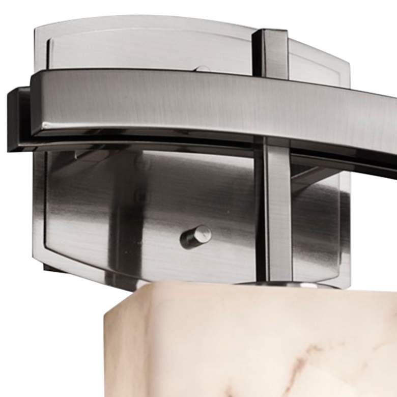 Image 2 LumenAria Collection Archway 10 3/4"H Brushed Nickel LED Wall Sconce more views