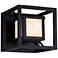 LumenAria Collection Bayview 6 1/2"H Black LED Outdoor Wall Light