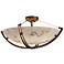 LumenAria Collection Crossbar 42" Wide Dark Bronze LED Ceiling Light