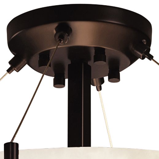 Image 3 LumenAria Collection Dakota Cable 18" Wide Ceiling Light more views