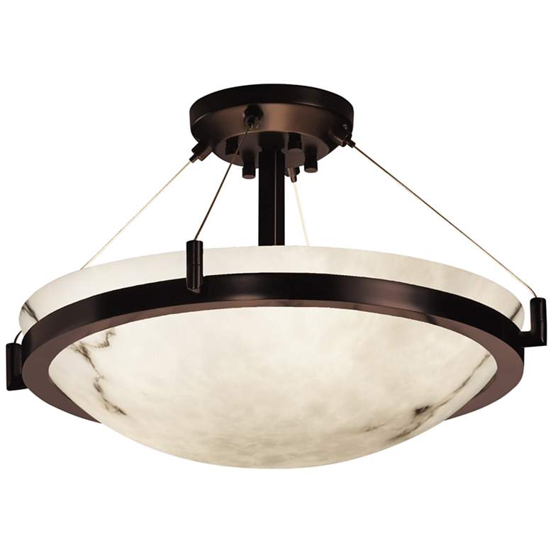Image 1 LumenAria Collection Dakota Cable 21" Wide Ceiling Light