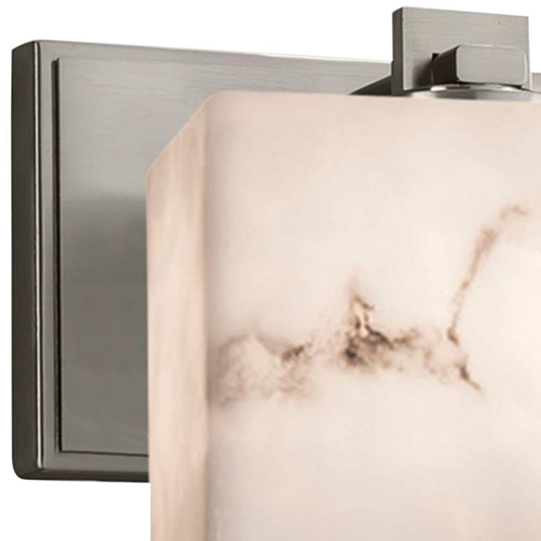 Image 2 LumenAria Collection Era 6 1/4" High Brushed Nickel LED Wall Sconce more views