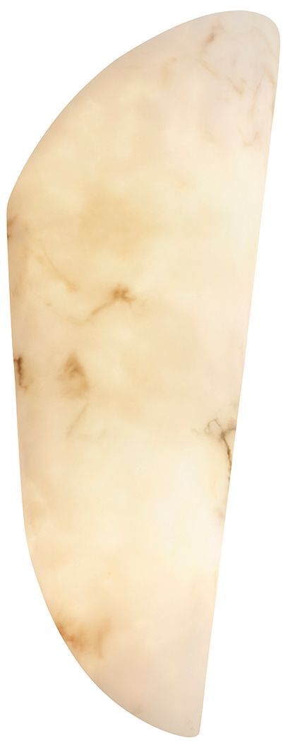 Image 2 LumenAria Lumi 13.5" High 2-Light Faux Alabaster Resin Wall Sconce more views