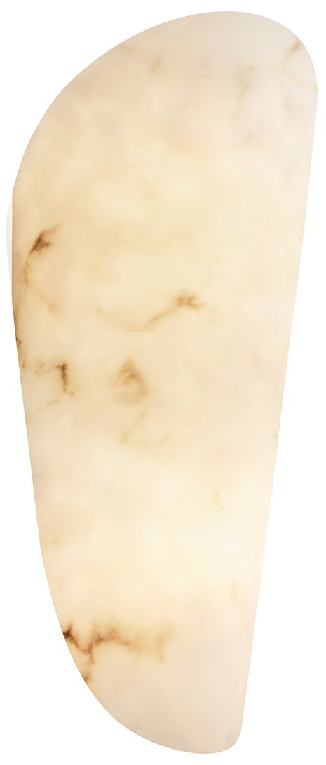 Image 3 LumenAria Lumi 13.5" High 2-Light Faux Alabaster Resin Wall Sconce more views