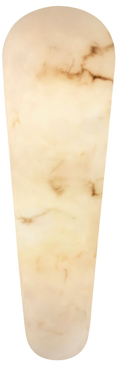 LumenAria Lumi 18.5" High 2-Light Faux Alabaster Resin Wall Sconce