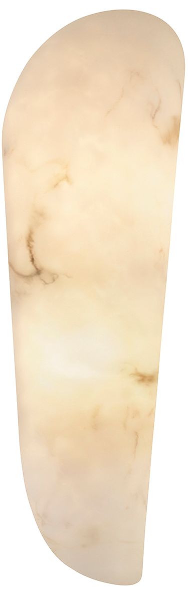 Image 2 LumenAria Lumi 18.5" High 2-Light Faux Alabaster Resin Wall Sconce more views