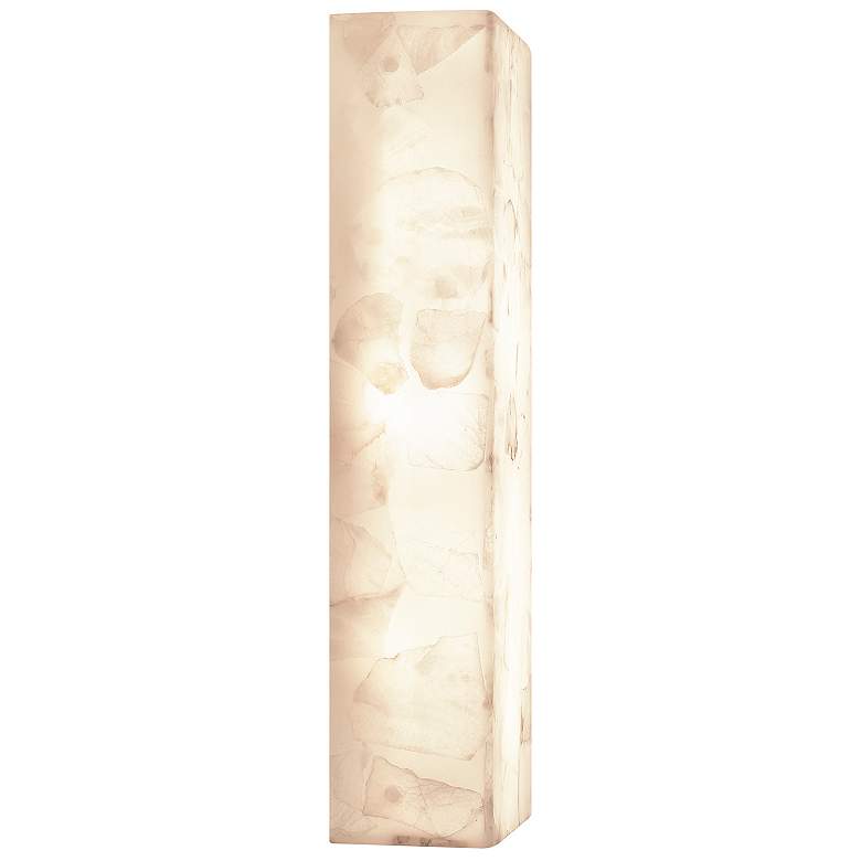 Image 4 LumenAria Medley 17" High ADA Alabaster Rocks LED Wall Sconce more views