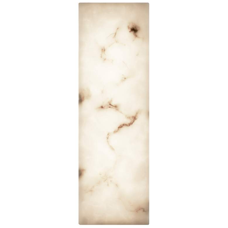 Image 2 LumenAria Medley 17" High Faux Alabaster LED ADA Wall Sconce