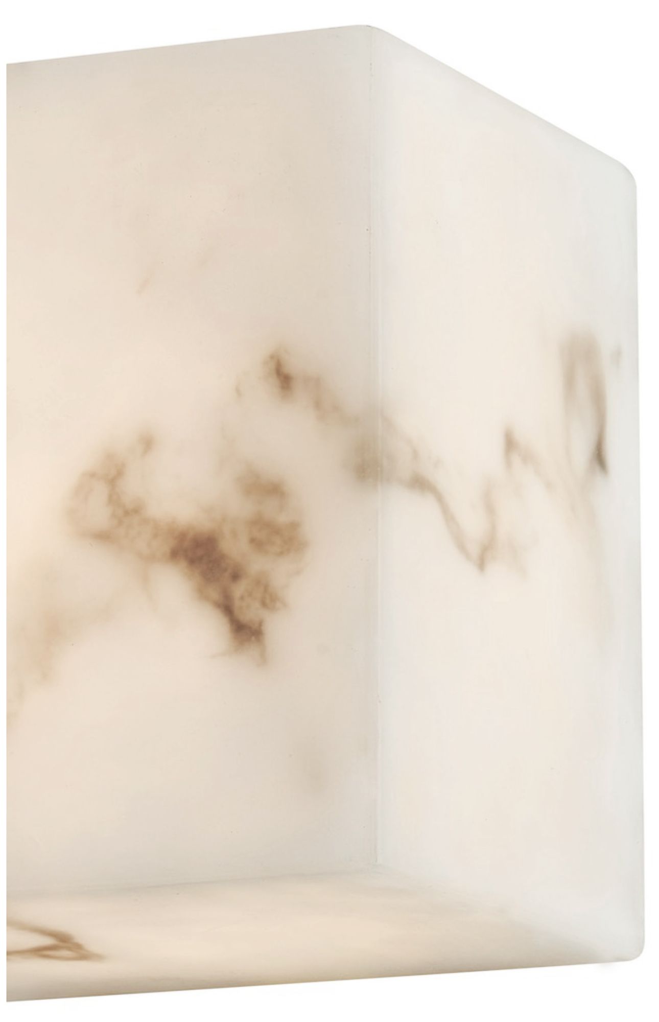Image 4 LumenAria Medley 4.75" High Faux Alabaster Resin LED Wall Sconce more views