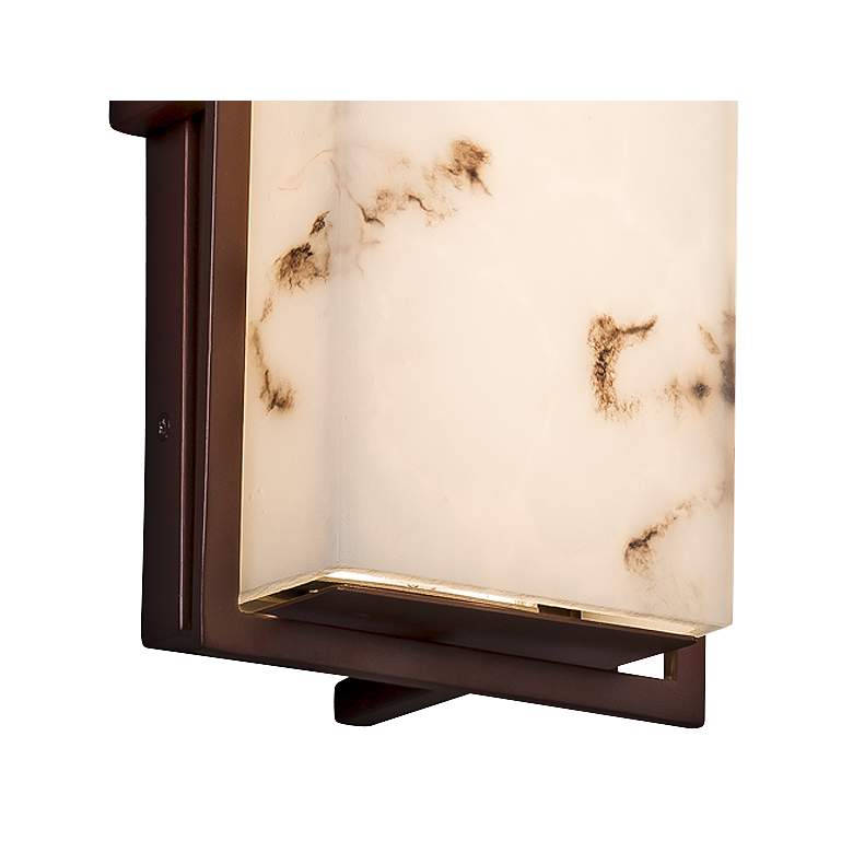 Image 2 LumenAria&trade; Avalon 12 inchH Dark Bronze LED Outdoor Wall Light more views