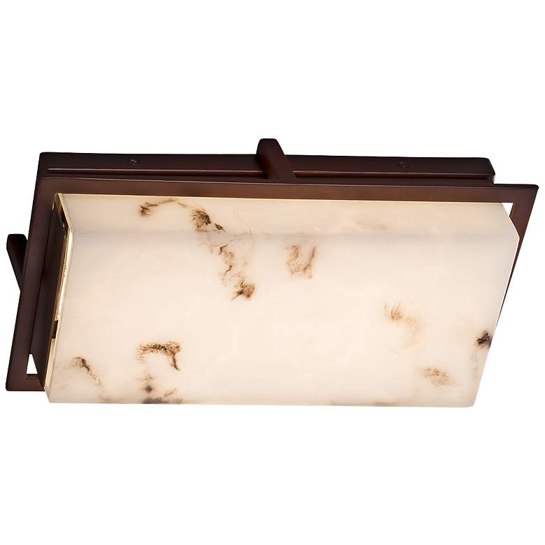 Image 3 LumenAria™ Avalon 12"H Dark Bronze LED Outdoor Wall Light more views
