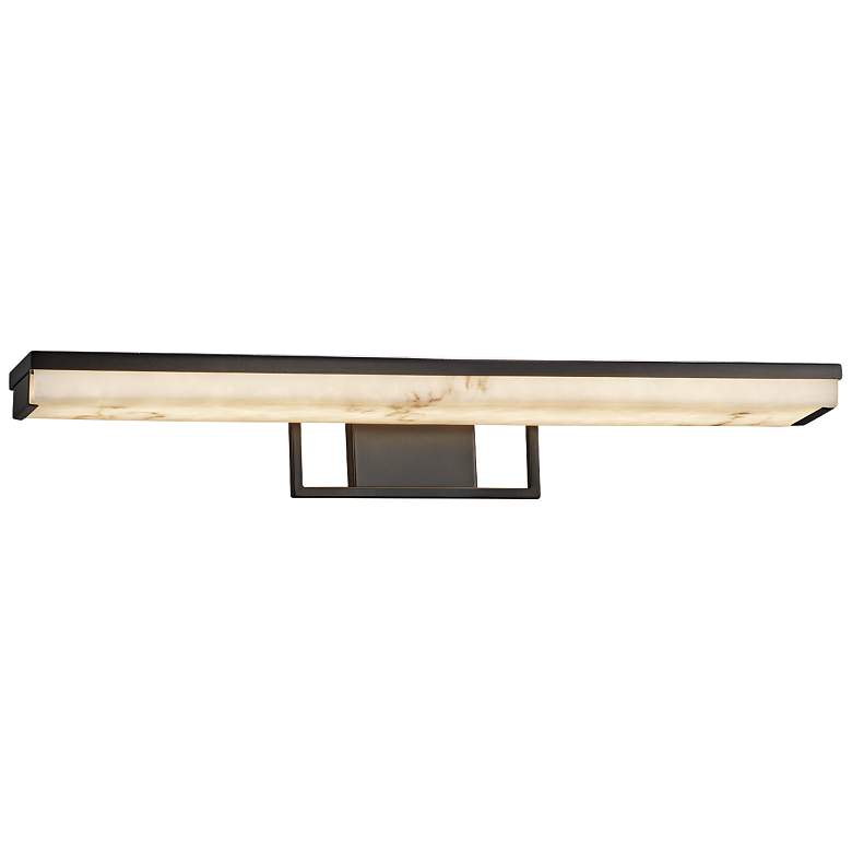 Image 1 LumenAria&trade; Elevate 30 inch Wide Matte Black LED Bath Light