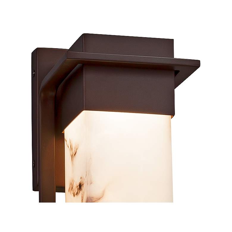 Image 2 LumenAria&trade; Pacific 12 inchH Dark Bronze LED Outdoor Wall Light more views