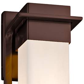 Image2 of LumenAria™ Pacific 16 1/2"H Bronze LED Outdoor Wall Light more views