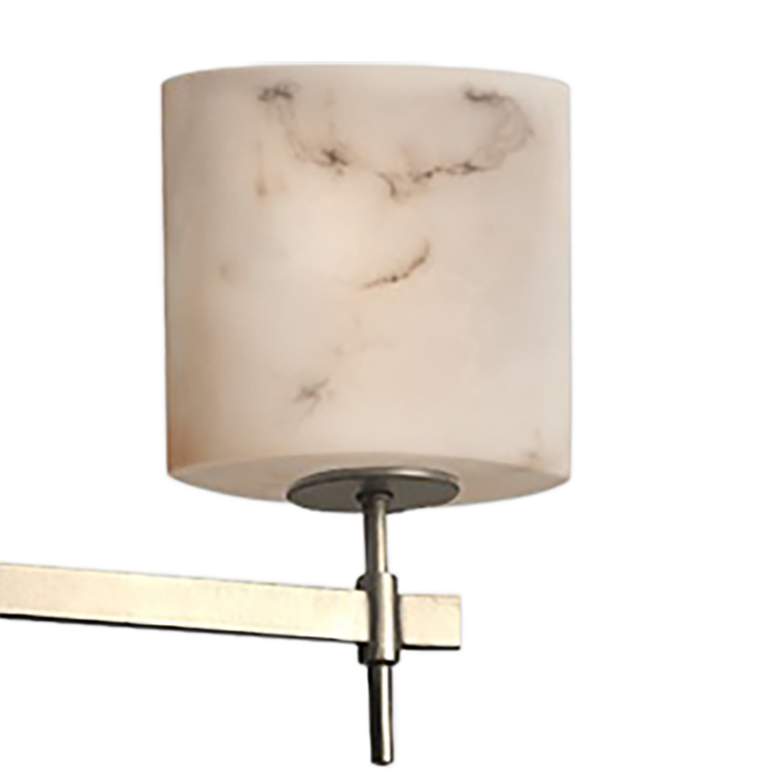 Image 2 LumenAria Union 33 1/2 inchW Brushed Nickel LED 4-Light Bath Light more views