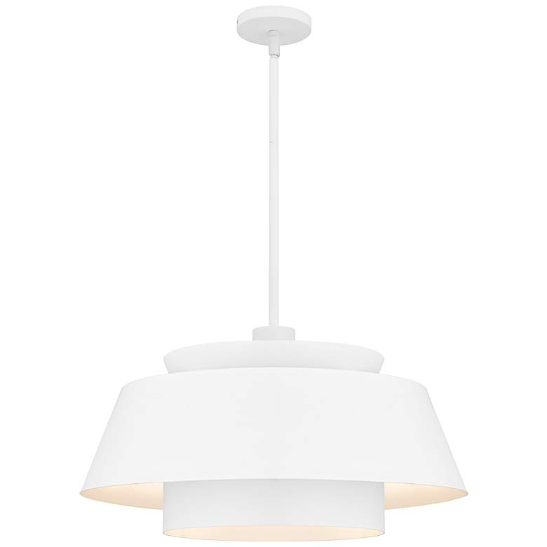 Image 1 Lumi 3-Light Matte White Pendant