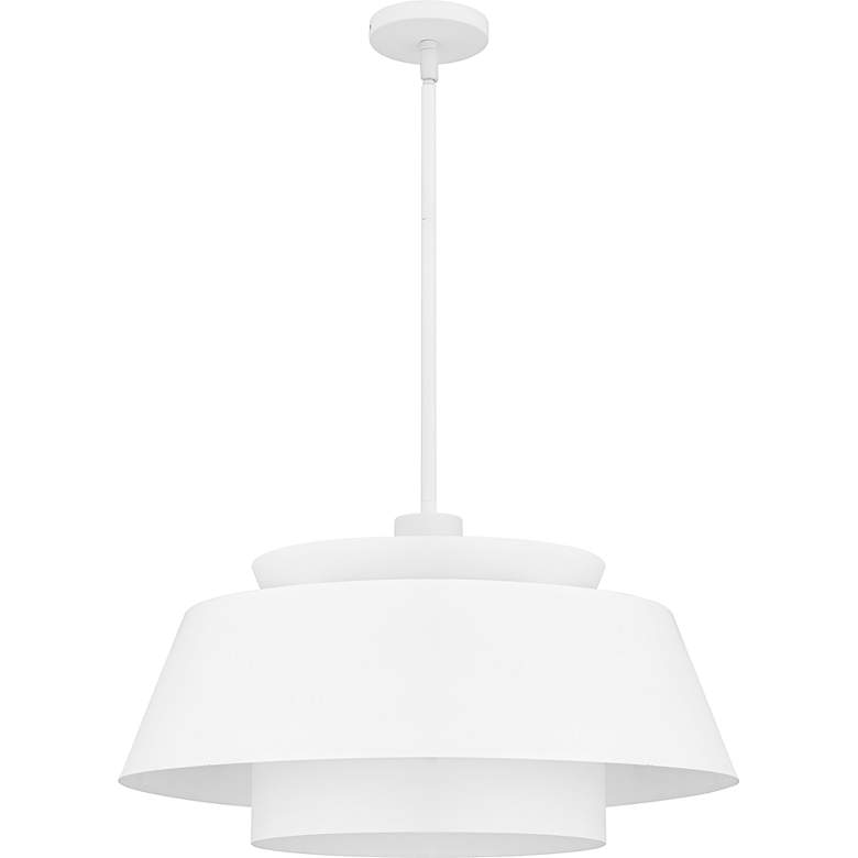 Image 2 Lumi 3-Light Matte White Pendant more views
