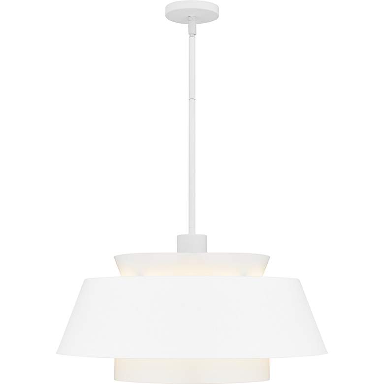 Image 3 Lumi 3-Light Matte White Pendant more views