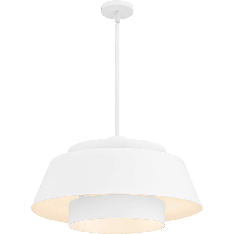 Image 4 Lumi 3-Light Matte White Pendant more views