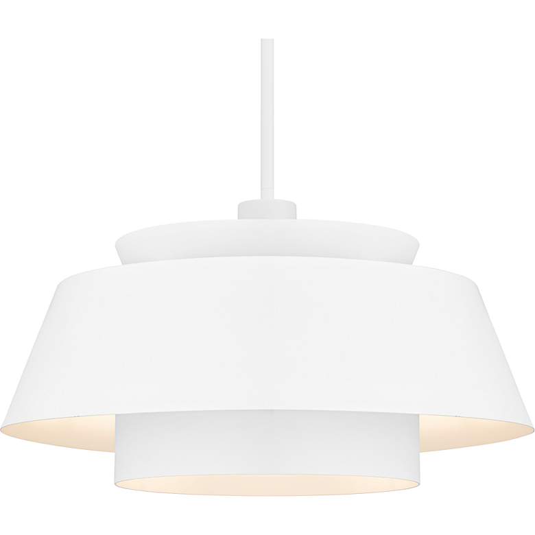 Image 5 Lumi 3-Light Matte White Pendant more views